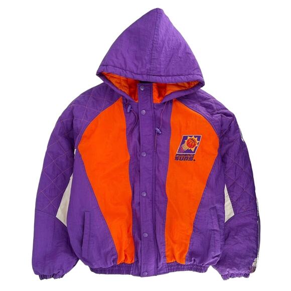 90s Pheonix Suns NBA Starter puffer jacket 1990s vintage - Picture 1 of 14